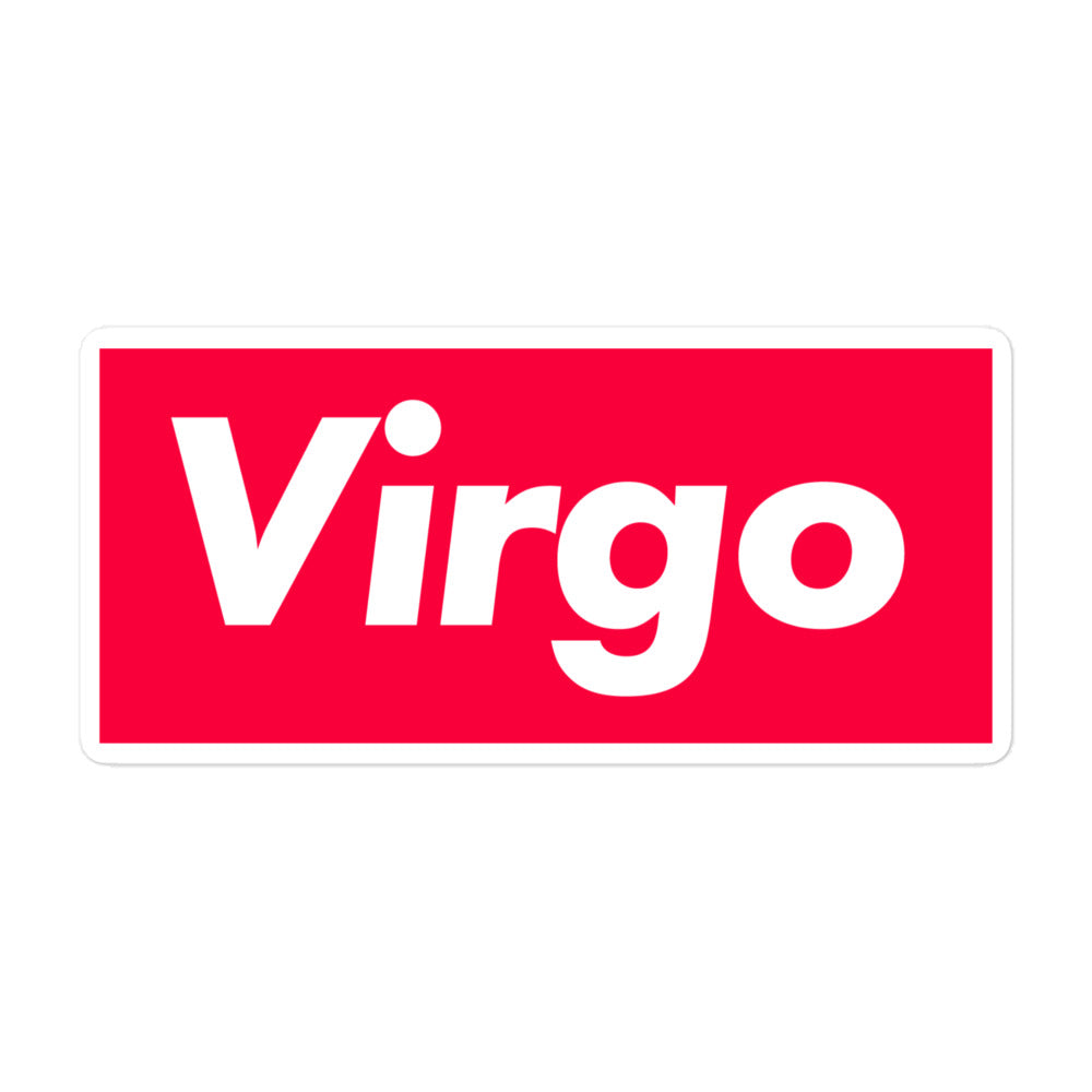 Virgo Box Logo Sticker