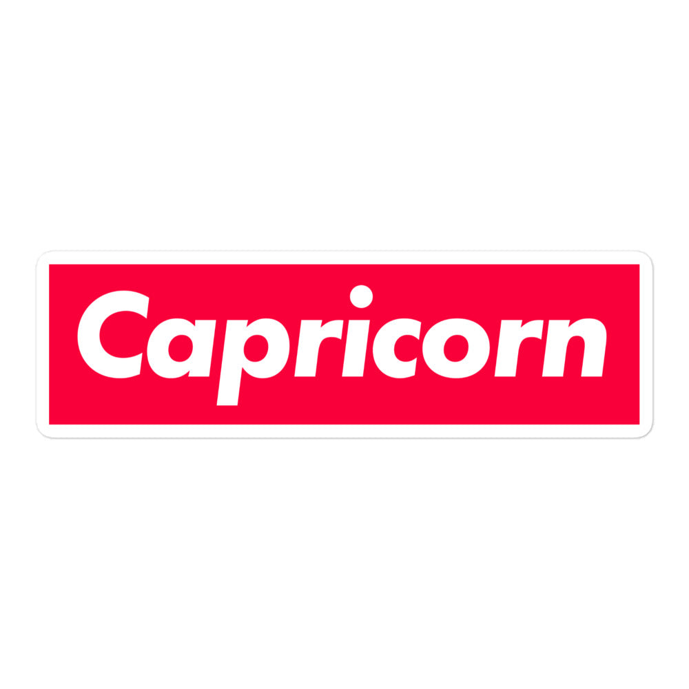 Capricorn Box Logo Sticker