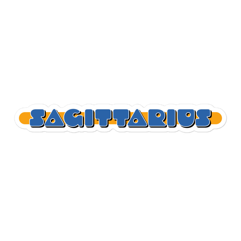 Sagittarius Blue Badge Sticker