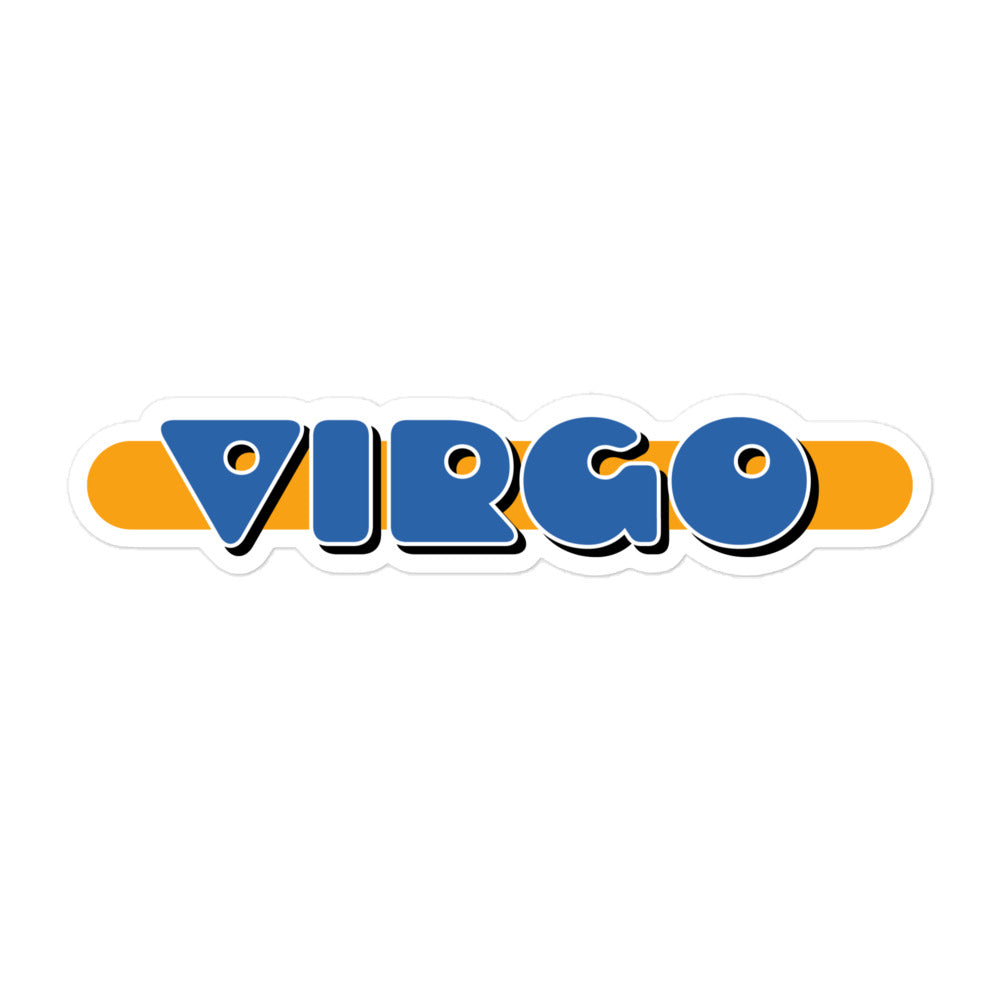 Virgo Blue Badge Sticker