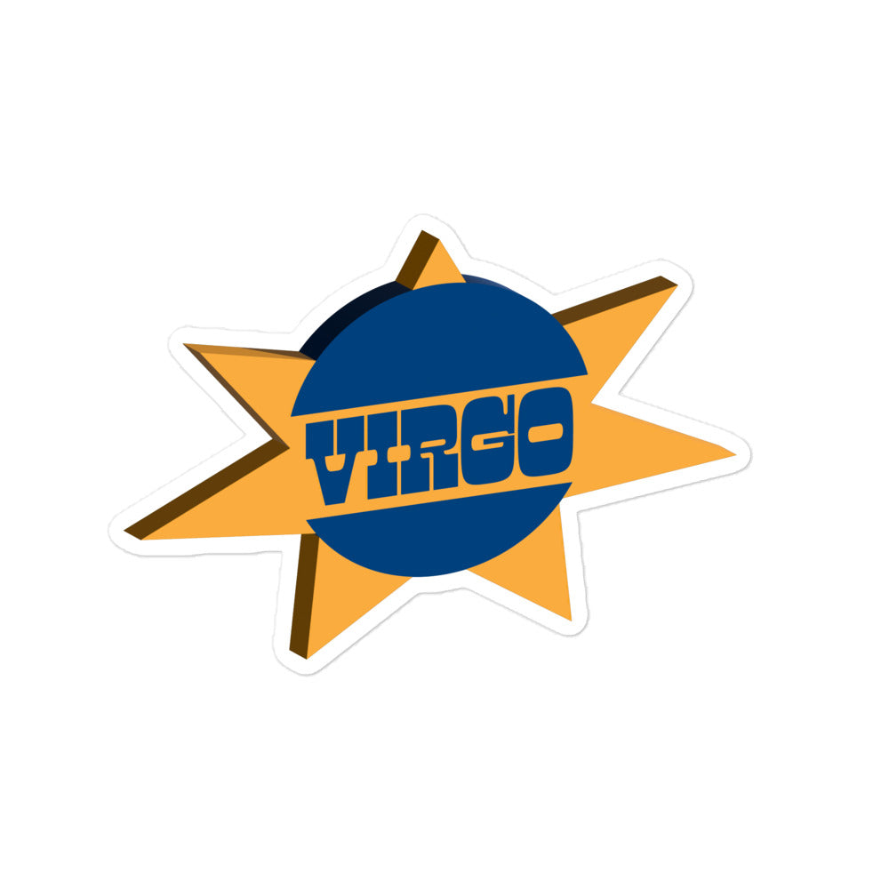 Virgo Sunburst Sticker
