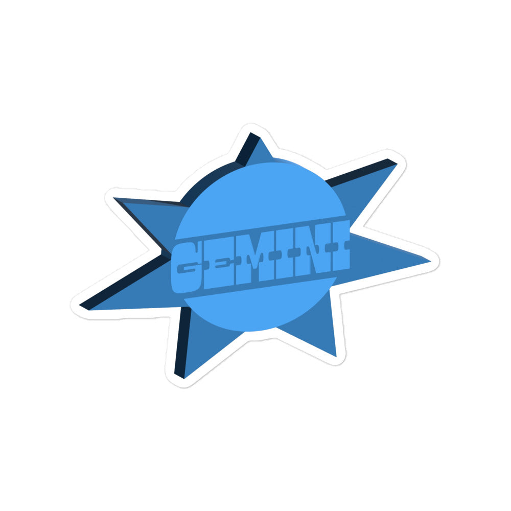 Gemini Sunburst Sticker