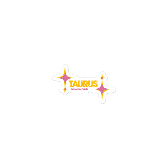 Sparkle Taurus Sticker