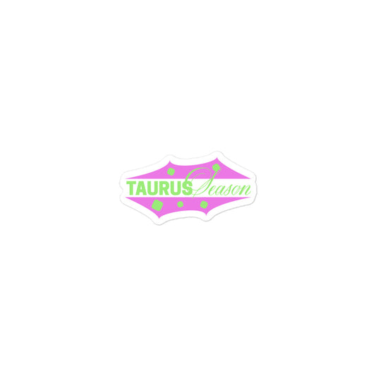 Taurus Season Sticker