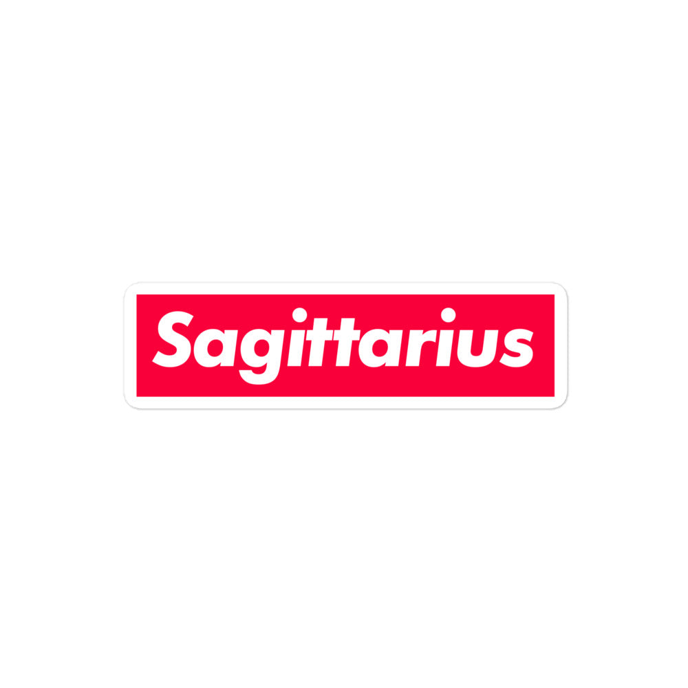 Sagittarius Box Logo Sticker